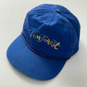 Vintage 90’s Blue Fun Forest Seattle Amusement Park Baseball Hat